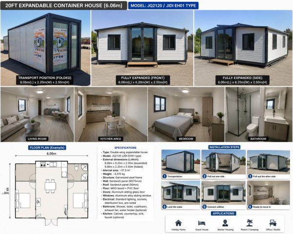 Portable house, 37m2