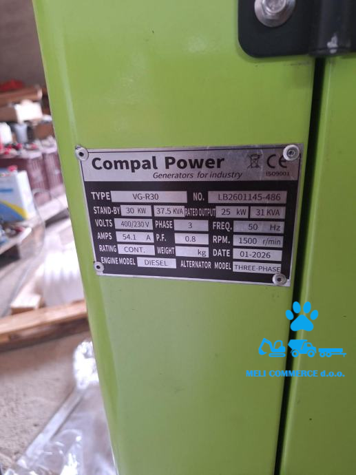 Agregat, 30 kVA